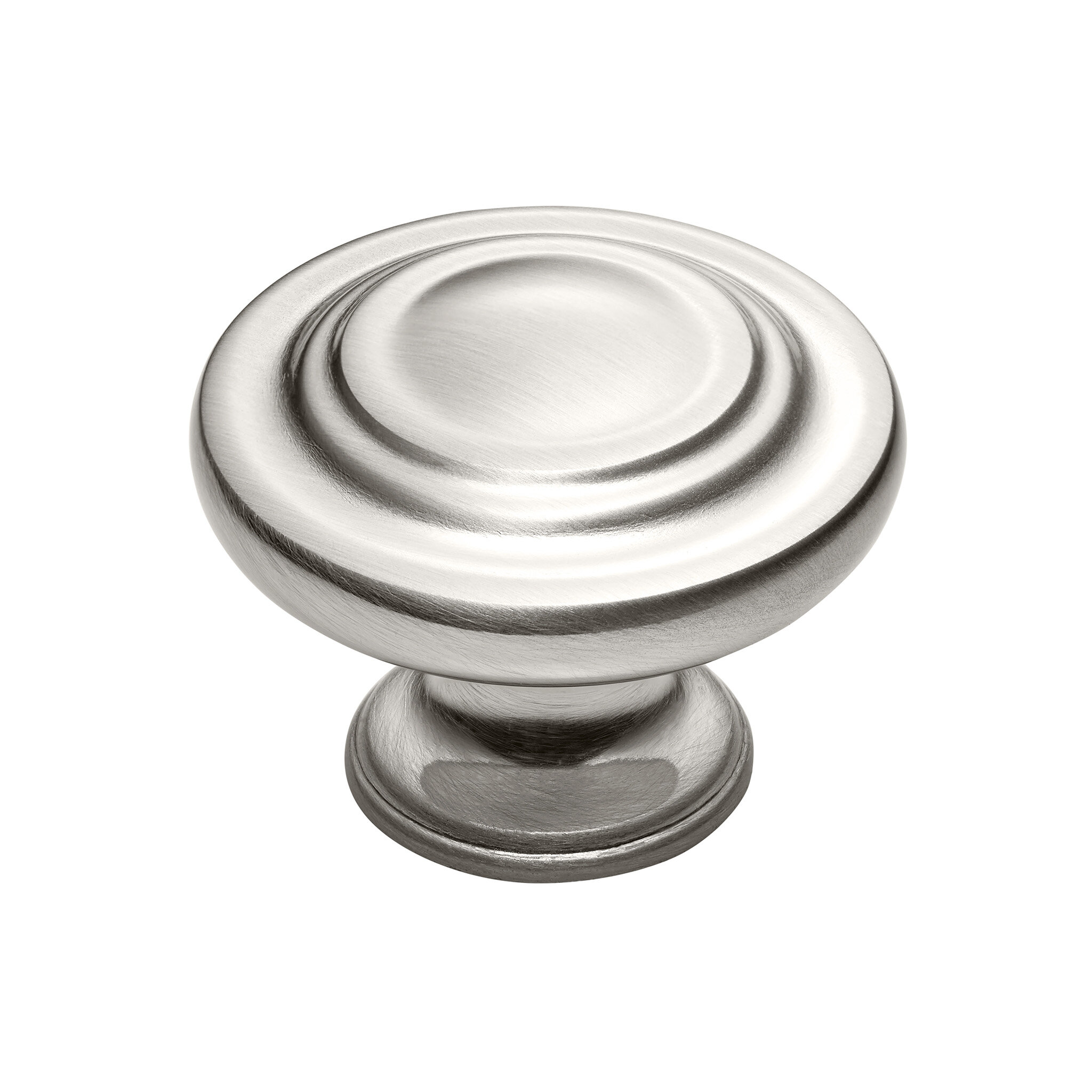 Rook Classic Knob, 31mm, Brushed Satin Nickel