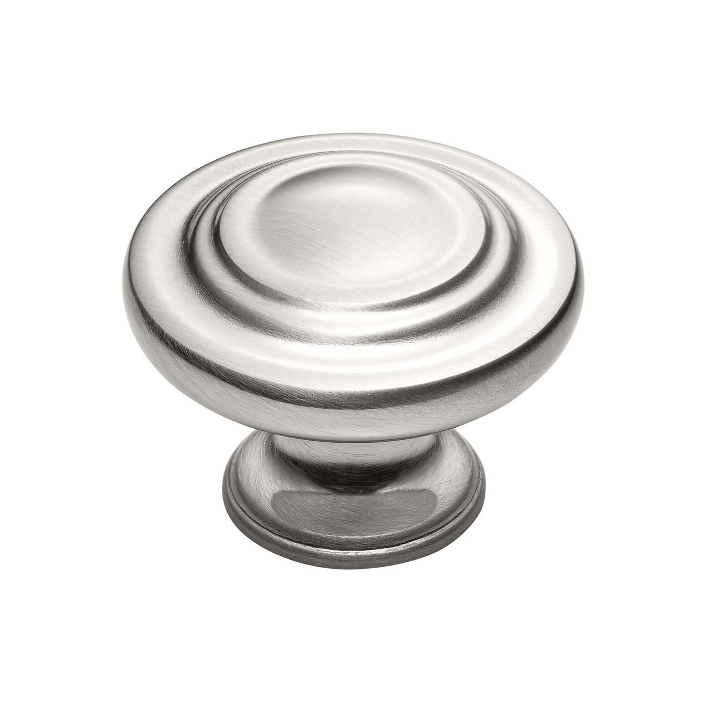 Rook Classic Knob, 31mm, Brushed Satin Nickel