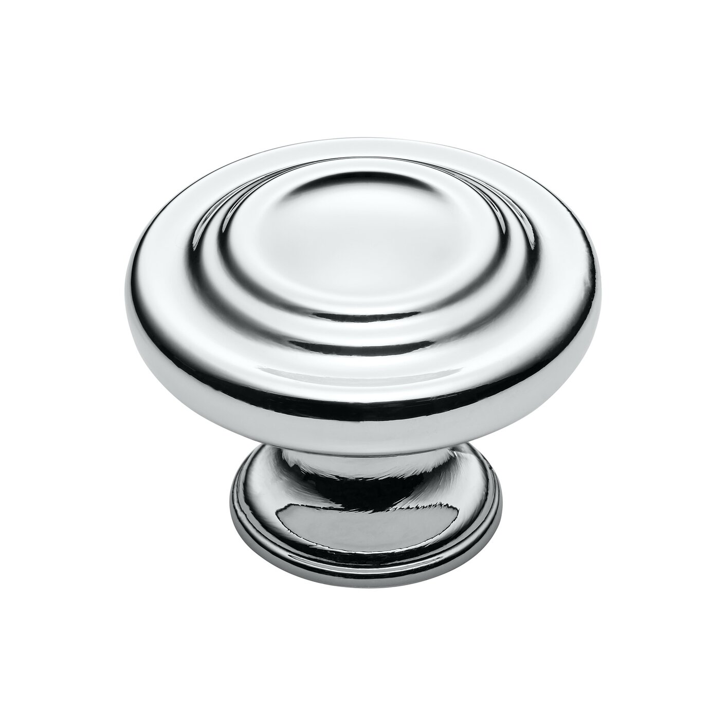 Rook Classic Knob, 31mm, Polished Chrome