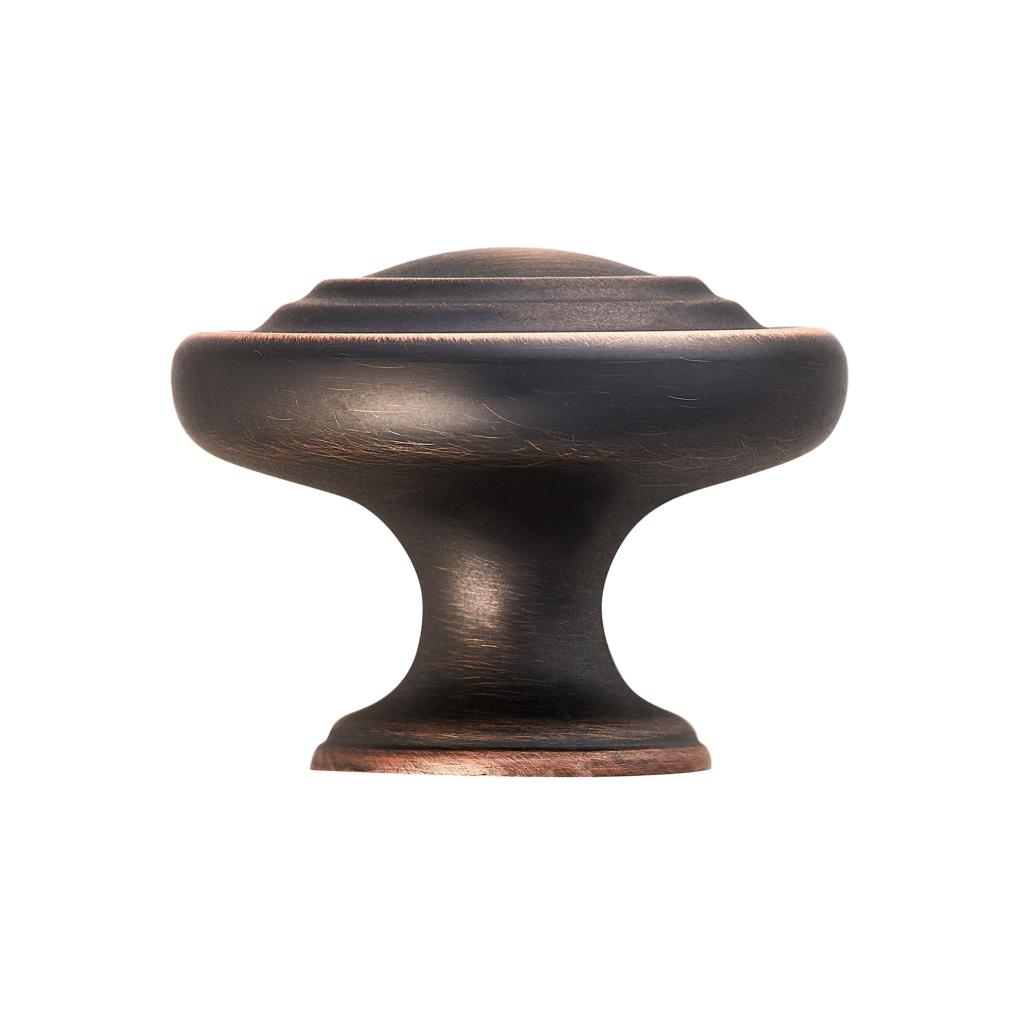 Rook Classic Knob, 31mm, Antique Copper Bronze Highlight