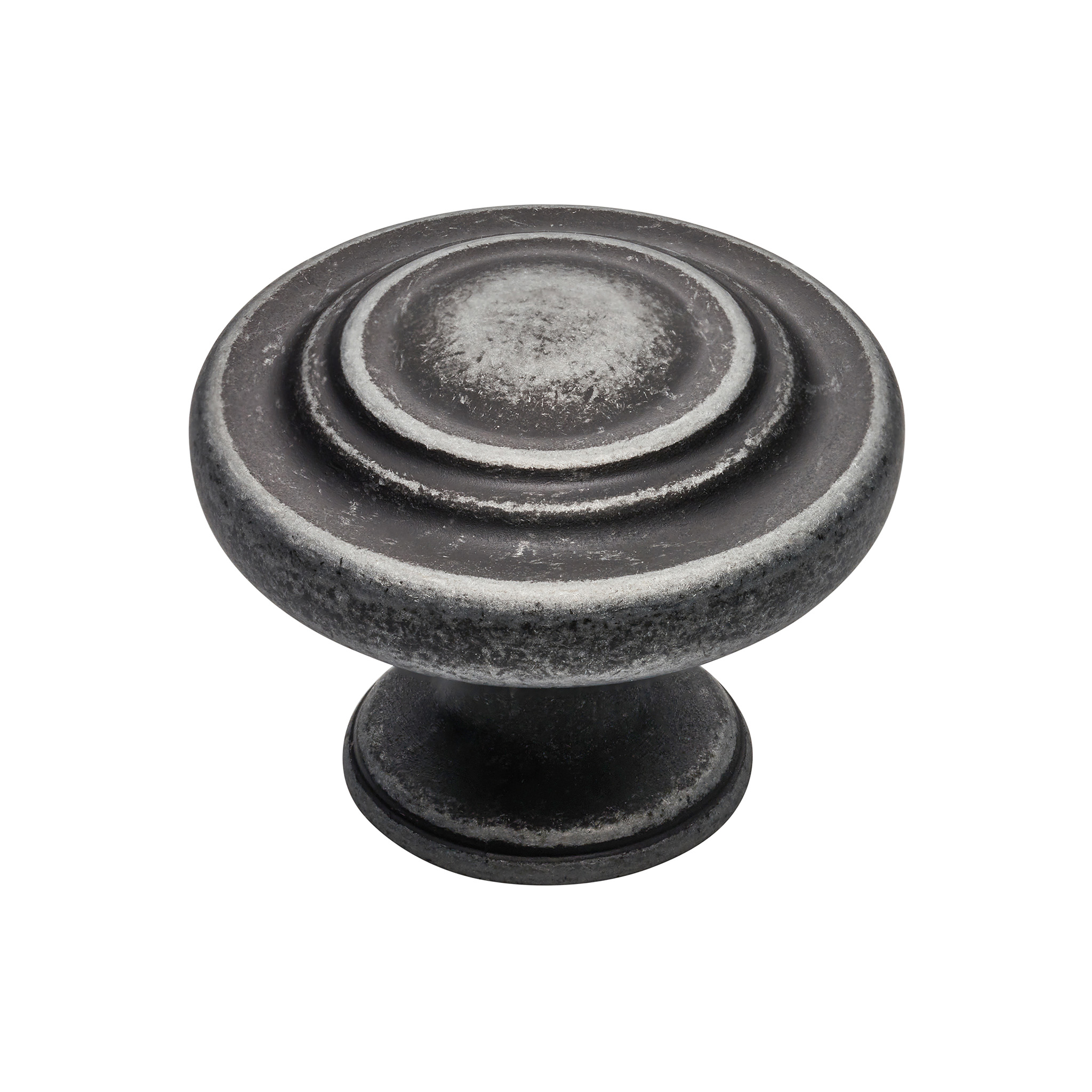 Rook Classic Knob, 31mm, Weathered Steel