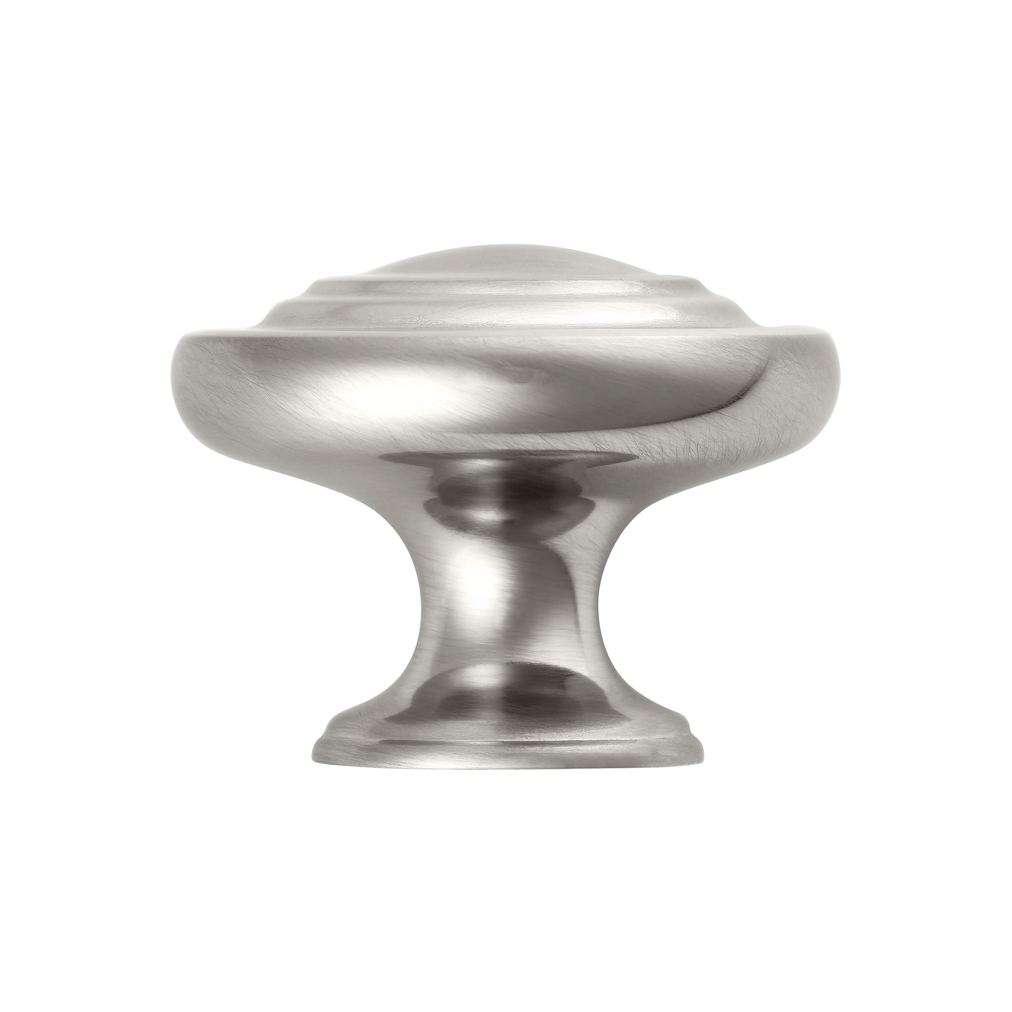 Rook Classic Knob, 31mm, Brushed Satin Nickel