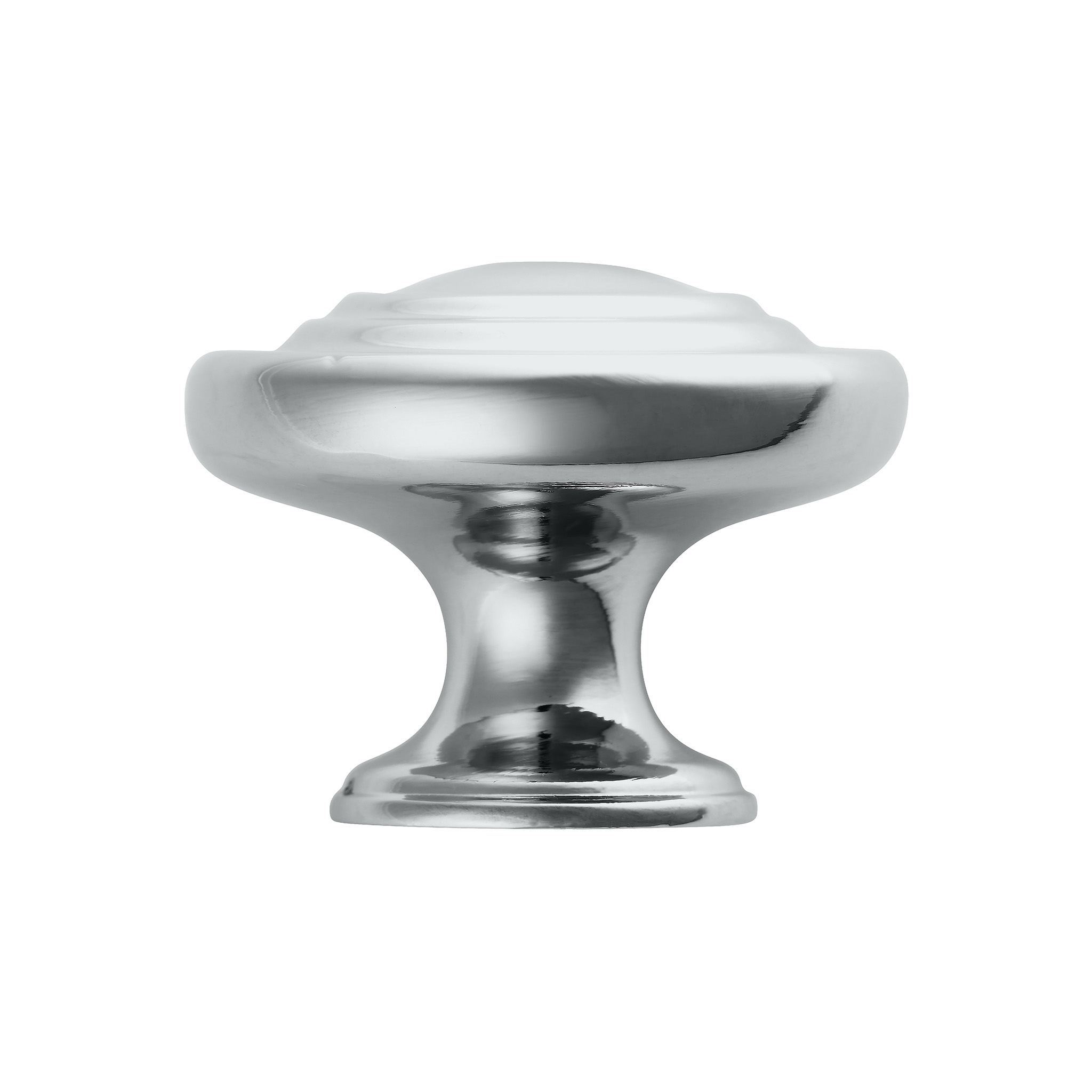 Rook Classic Knob, 31mm, Polished Chrome