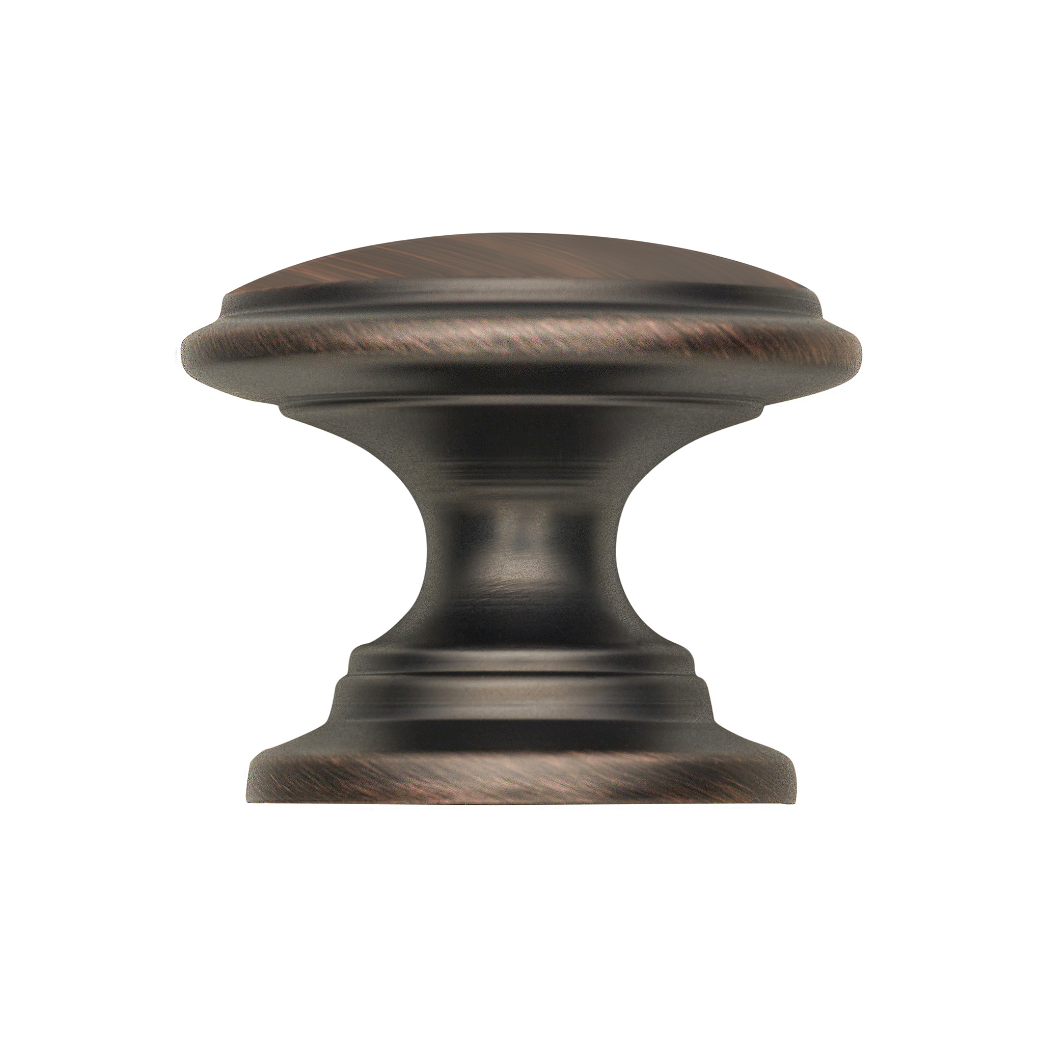 Linwood Classic Knob, 31mm, Antique Copper Bronze Highlight