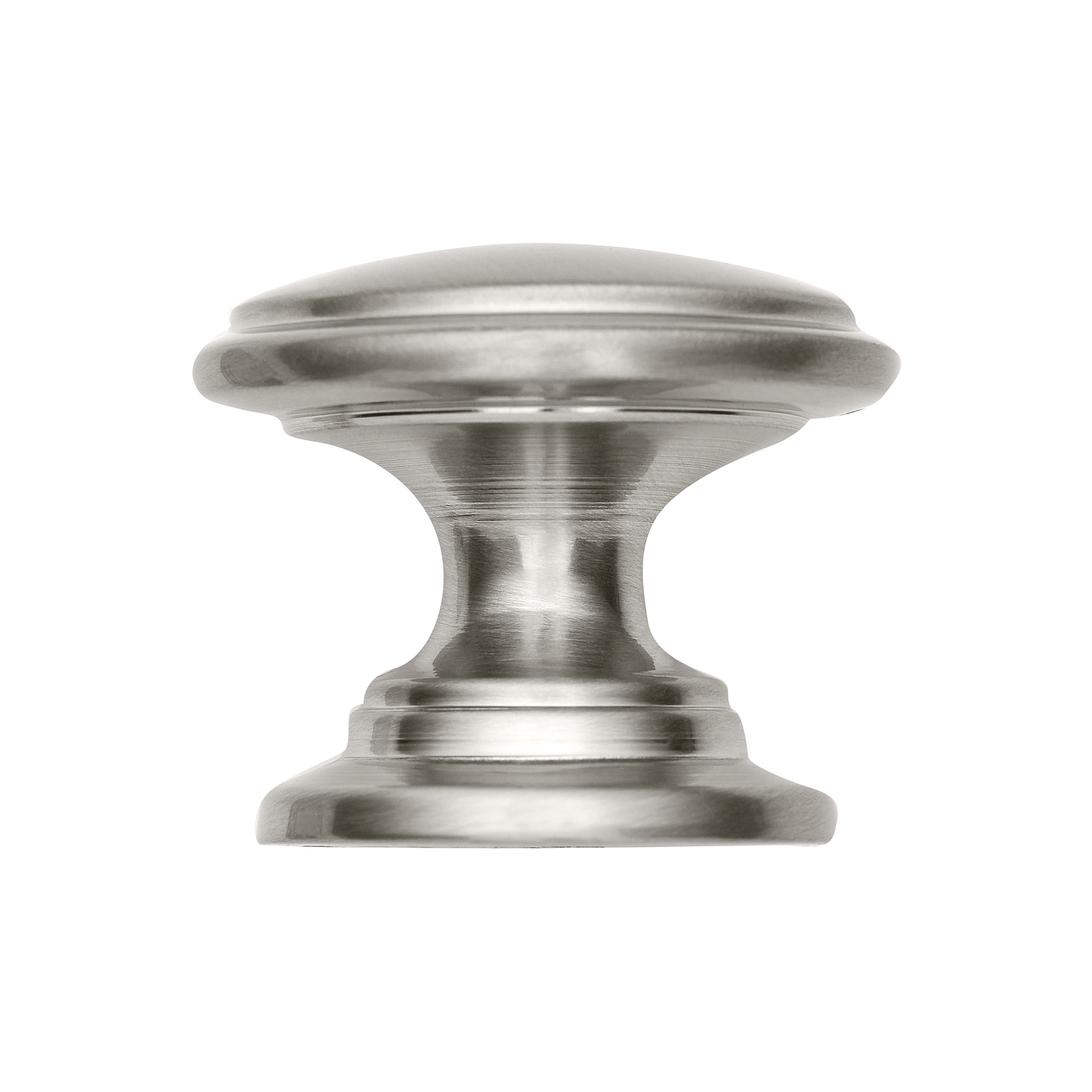 Linwood Classic Knob, 31mm, Brushed Satin Nickel