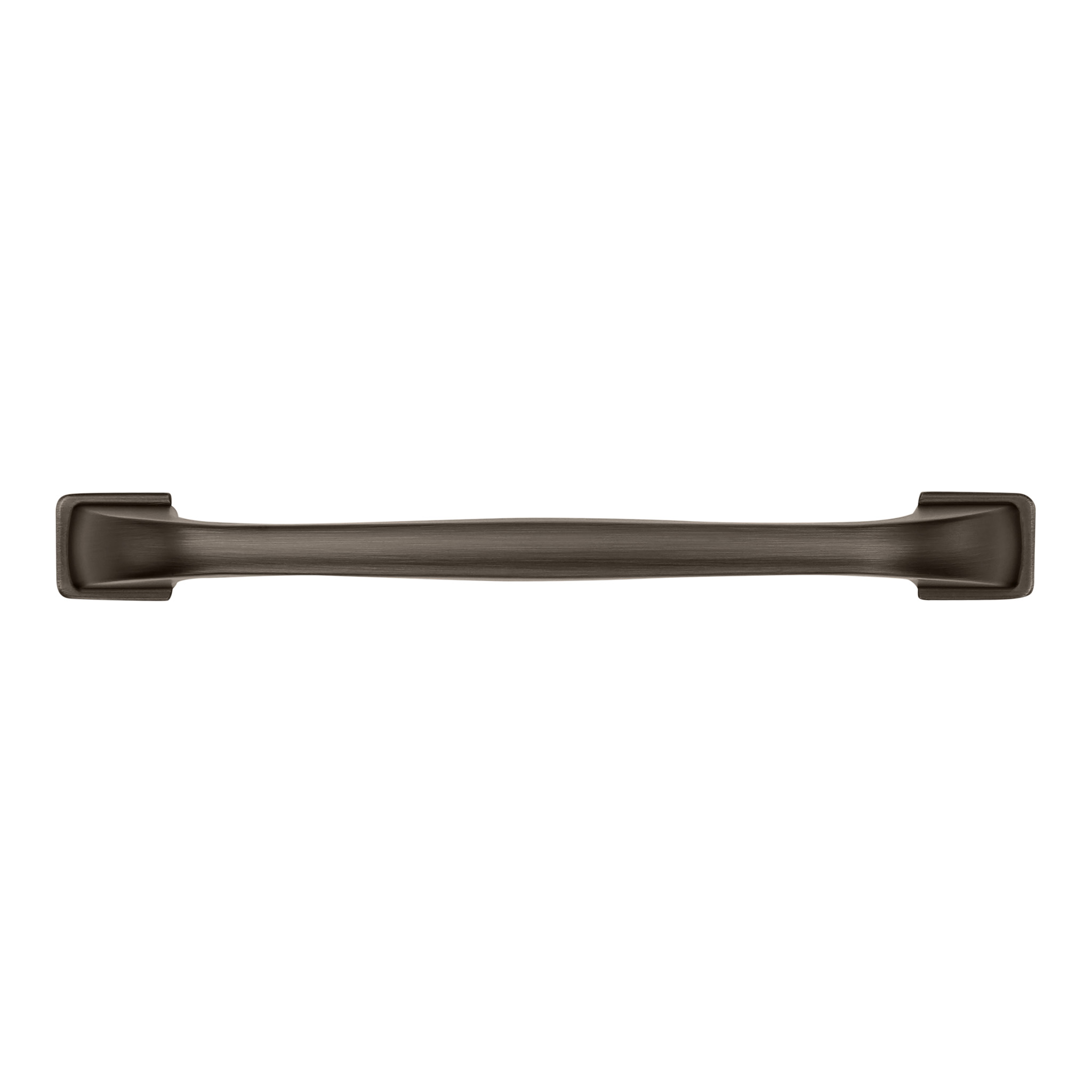 Senza Transitional Pull, 128mm, Matte Brushed Black/ Silver