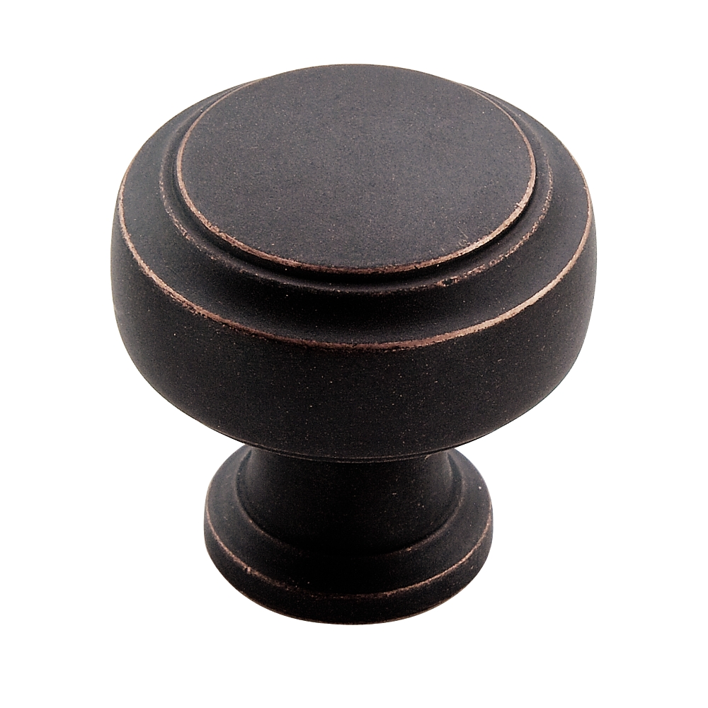 Highland Ridge Round Knob, 30mm, Dark Oiled Bronze