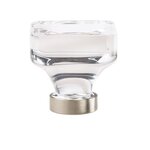 Clear and Satin Nickel