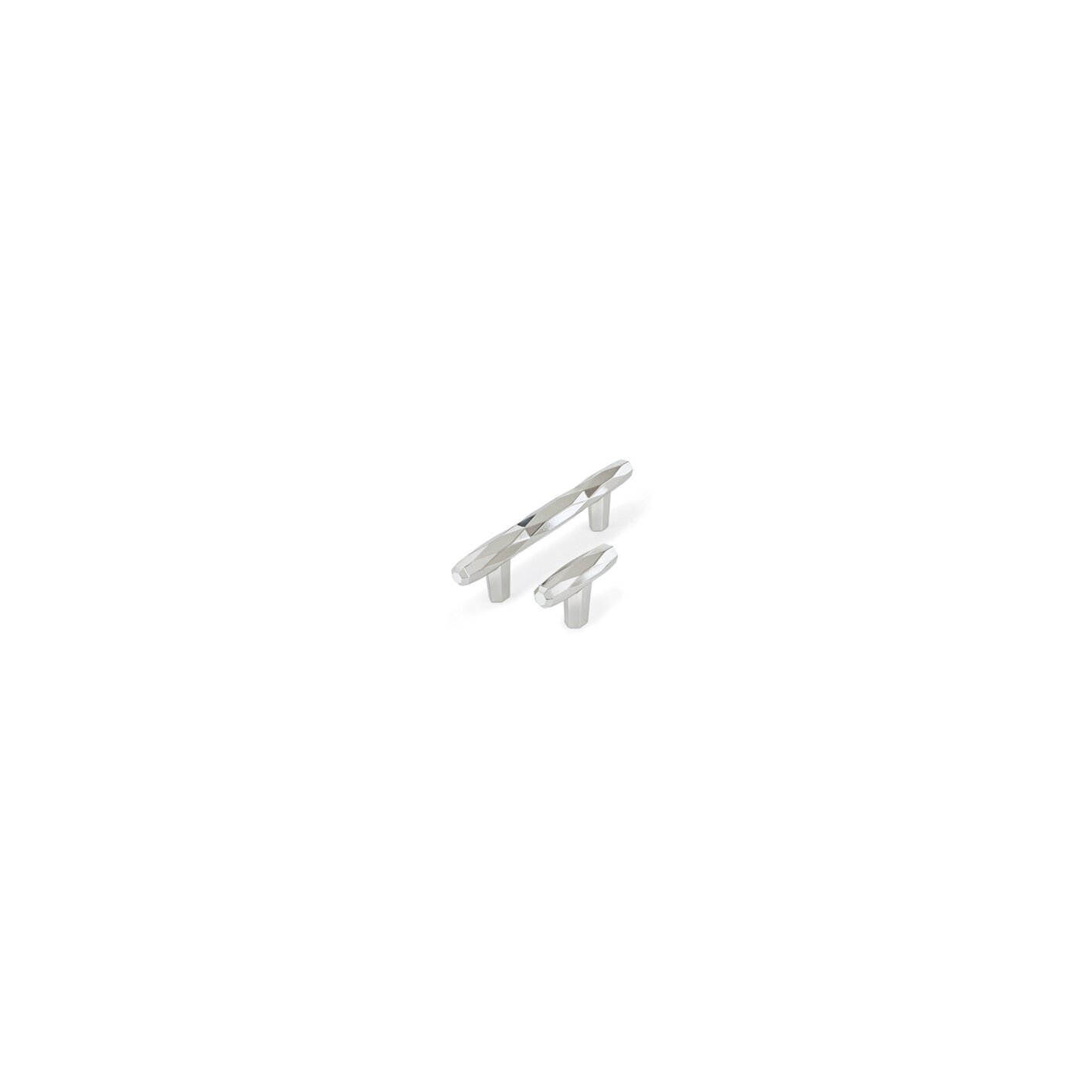 St. Vincent T-Knob, 2-1/2 in (64 mm), Polished Nickel