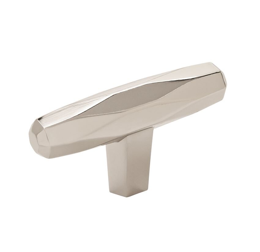 St. Vincent T-Knob, 2-1/2 in (64 mm), Polished Nickel