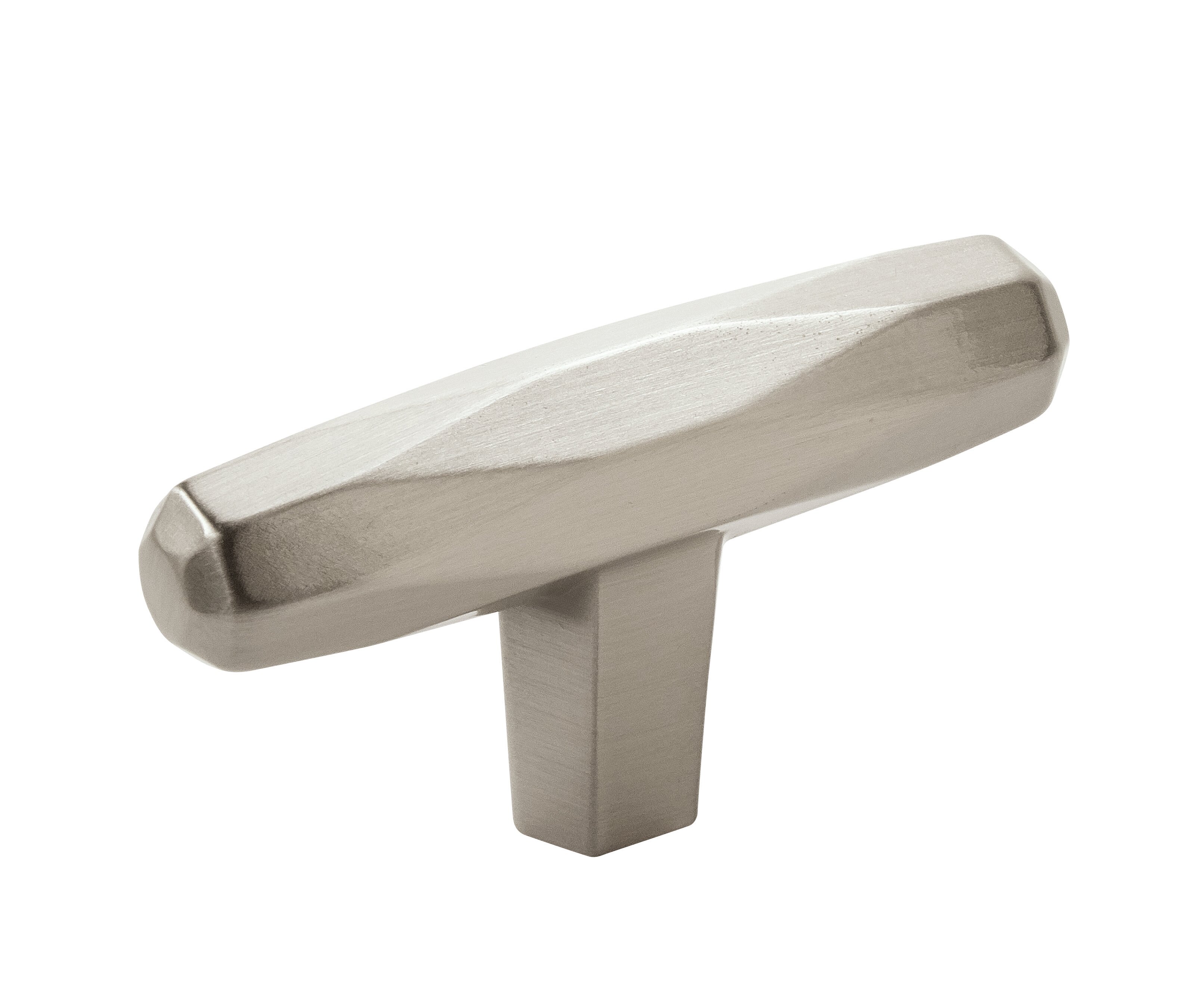 St. Vincent T-Knob, 2-1/2 in (64 mm), Satin Nickel