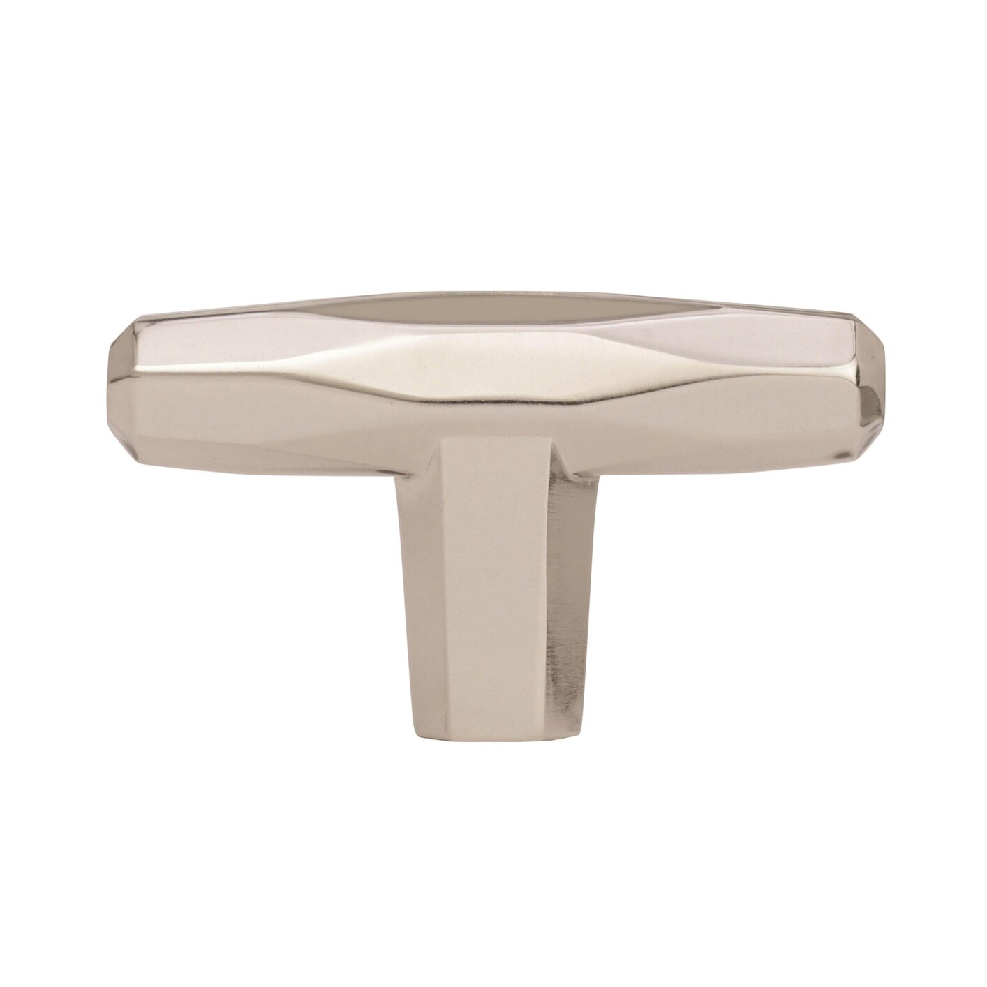 St. Vincent T-Knob, 2-1/2 in (64 mm), Polished Nickel