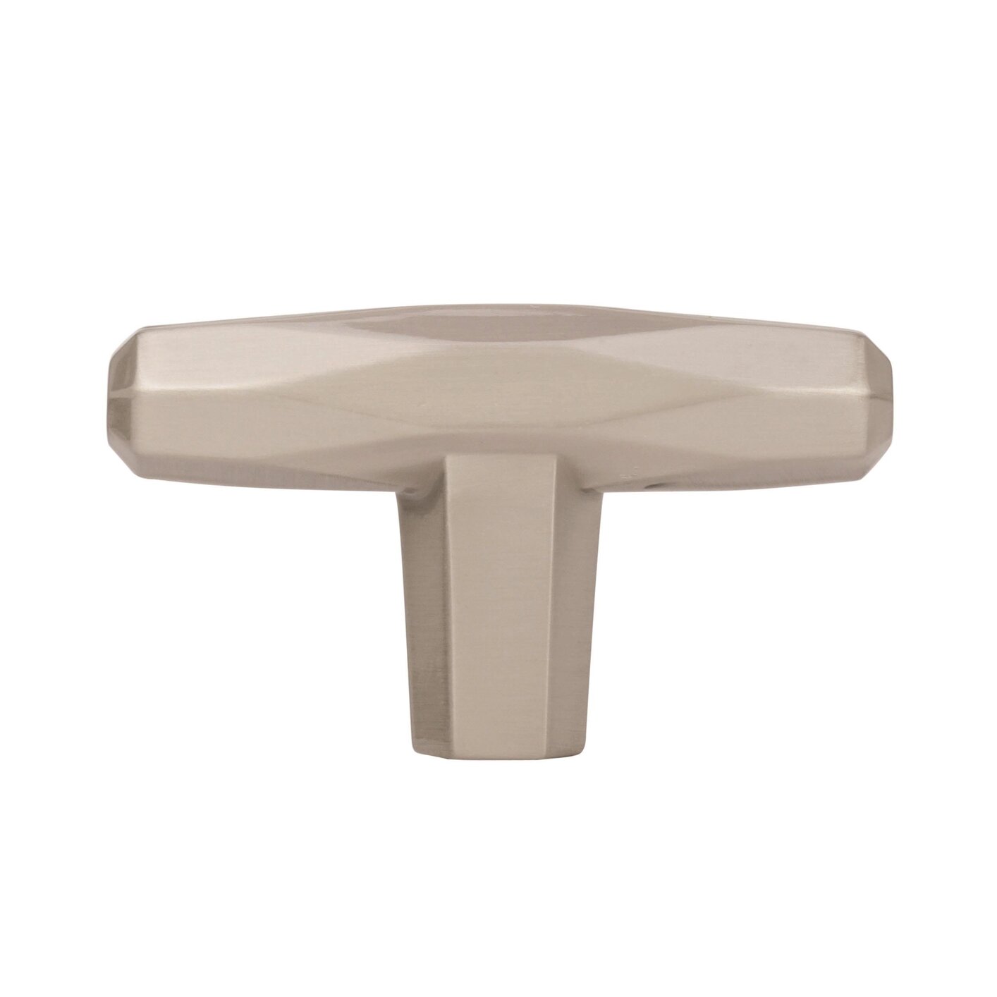 St. Vincent T-Knob, 2-1/2 in (64 mm), Satin Nickel