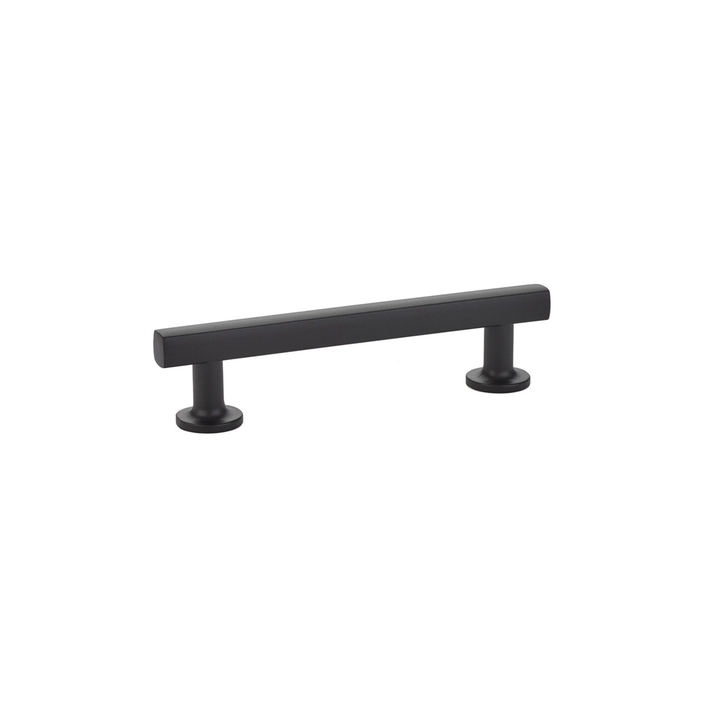 EMTEK Freestone Pull, 4", Flat Black