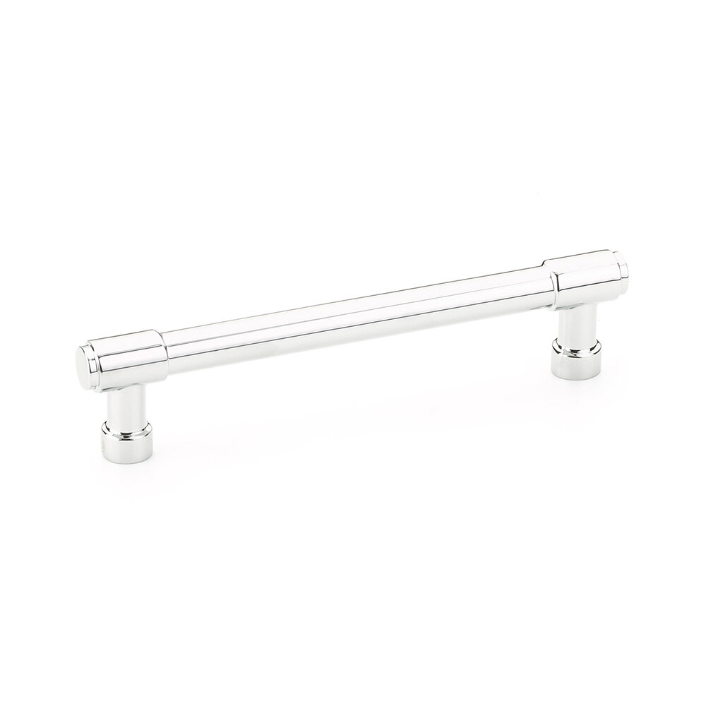EMTEK Jasper Pull, 5", Polished Chrome