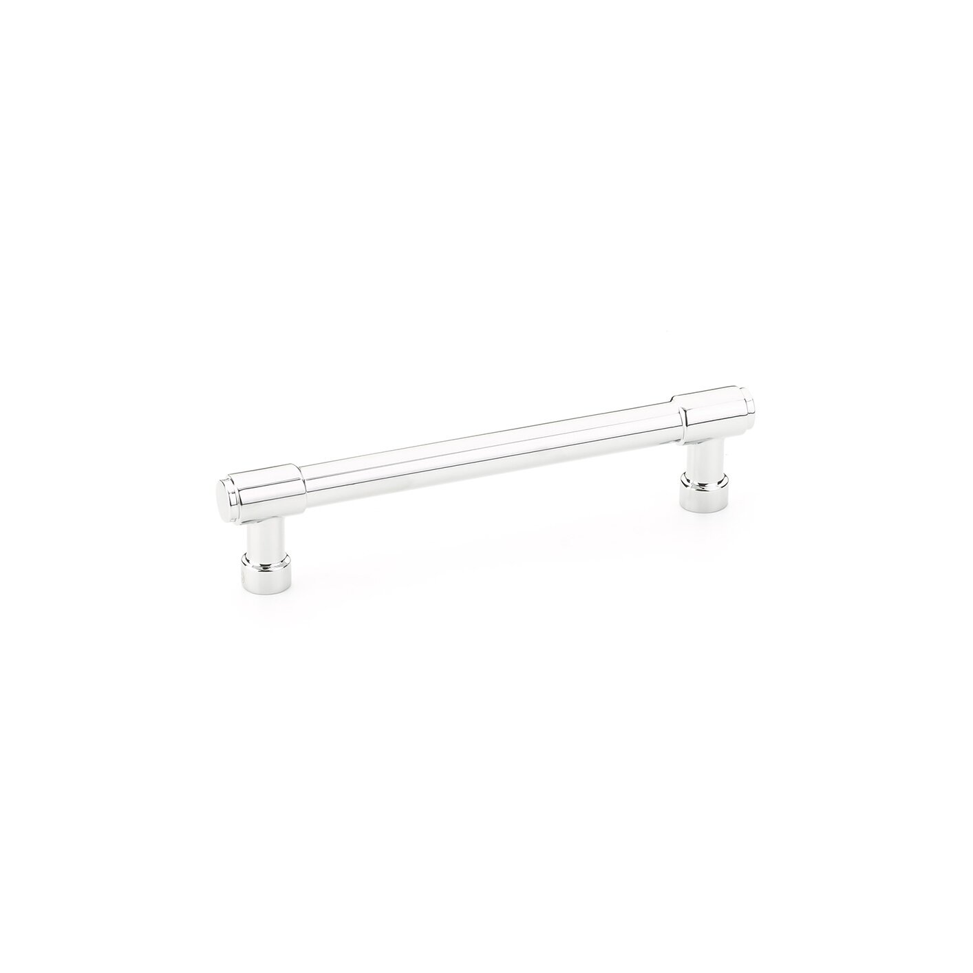 EMTEK Jasper Pull, 5", Polished Chrome