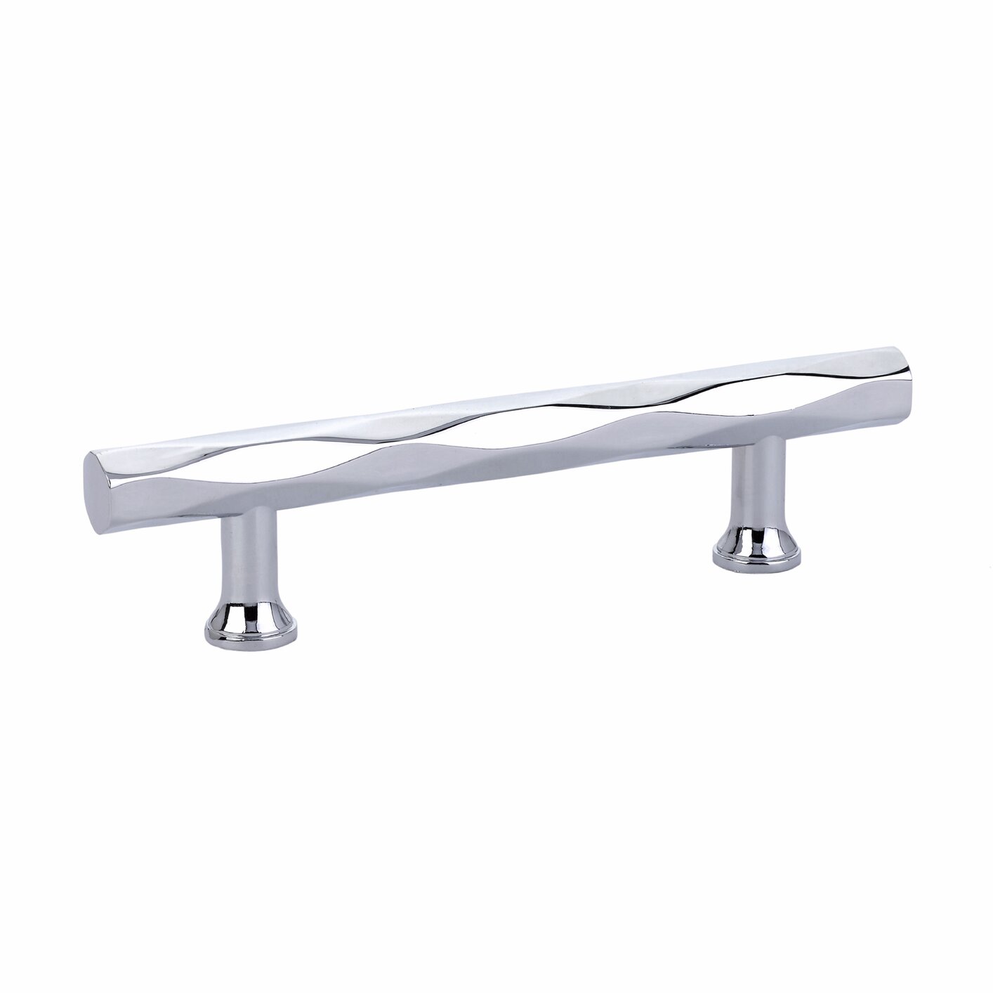EMTEK Tribeca Pull, 12", Polished Chrome