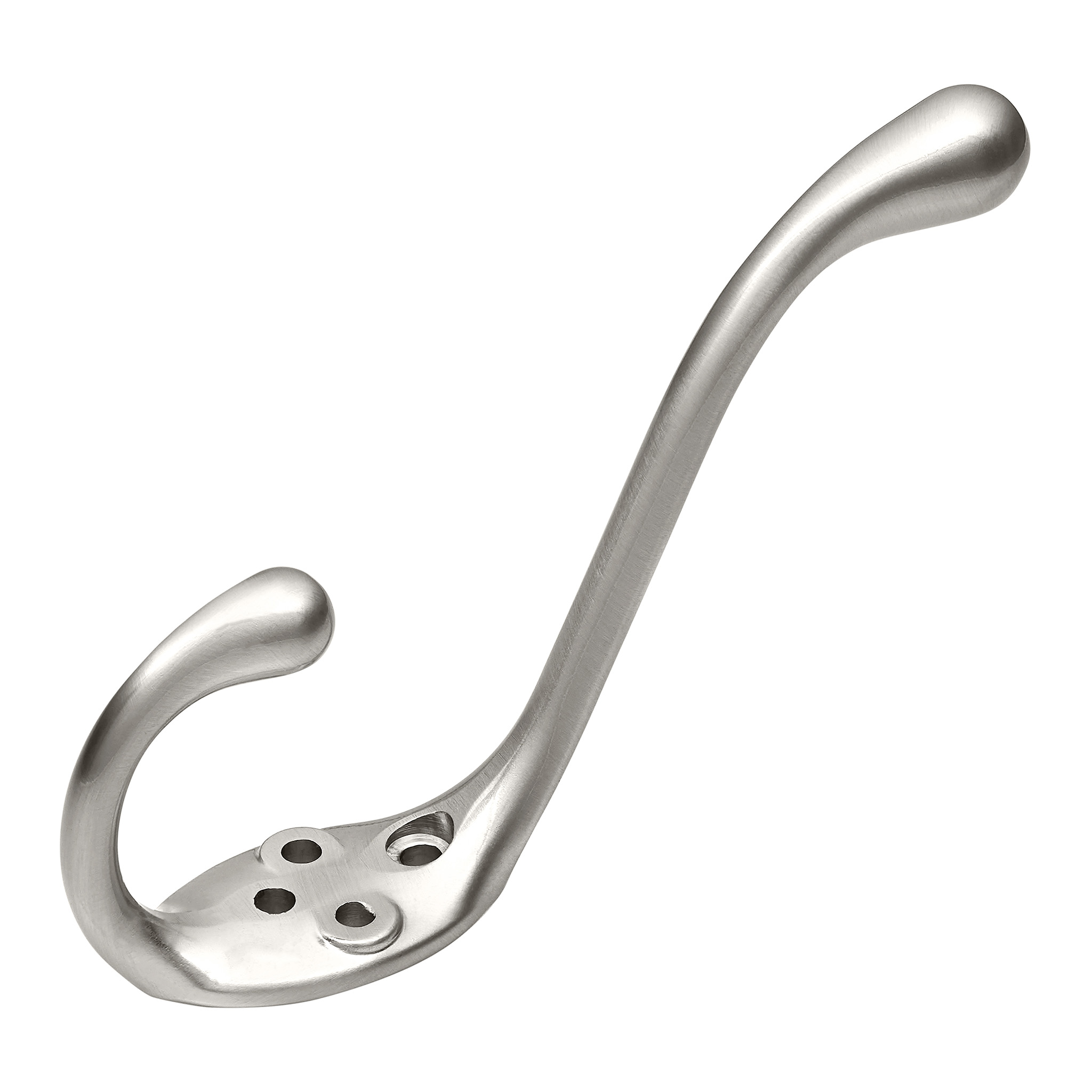 Coat Hook 125mm Brushed Satin Nickel