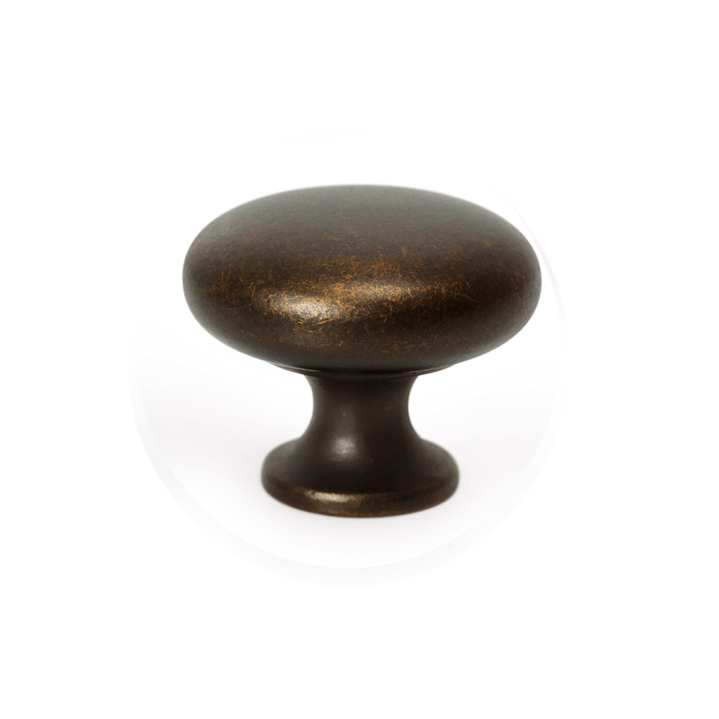 Duke Knob, 31mm, Antique Brass