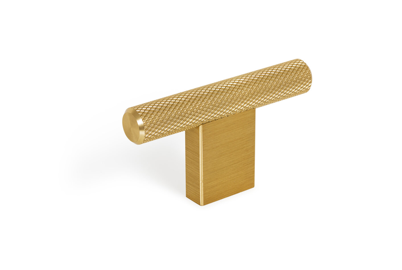 Graf Mini T-Knob, 60x33mm, Brushed Dark Brass