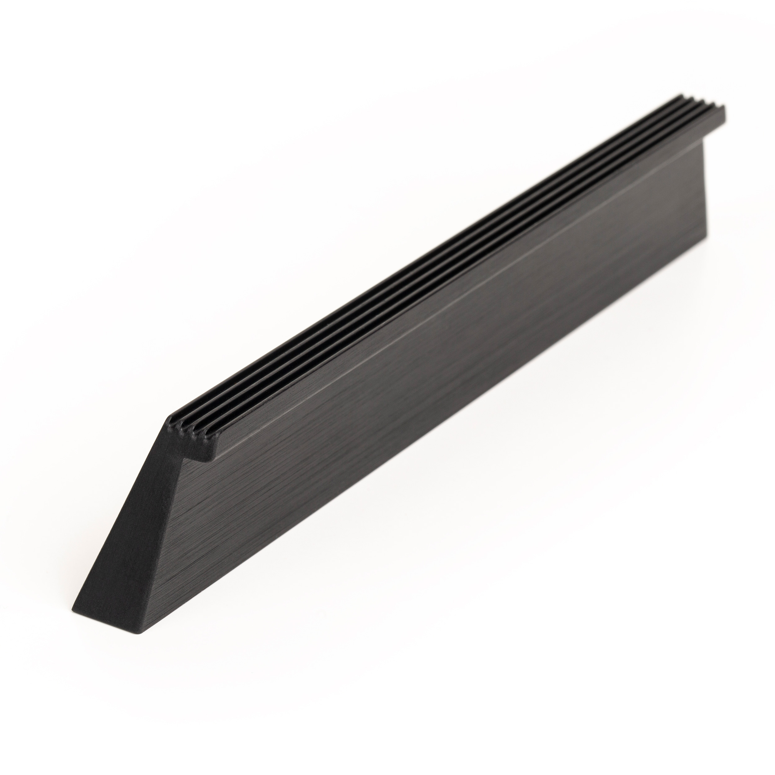 Rail Pull, 160mm, Brushed Black