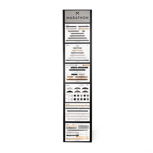 Decorative Display Wall Kit Fold-Panel for 6 Display Boards