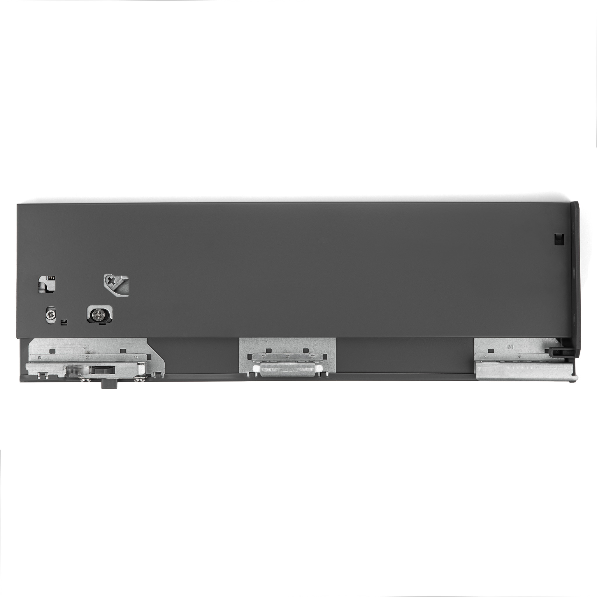 Legacy Endura Standard Drawer 126mm Side Height, 600mm Length, Grey Matte, with Tilt Adjustment