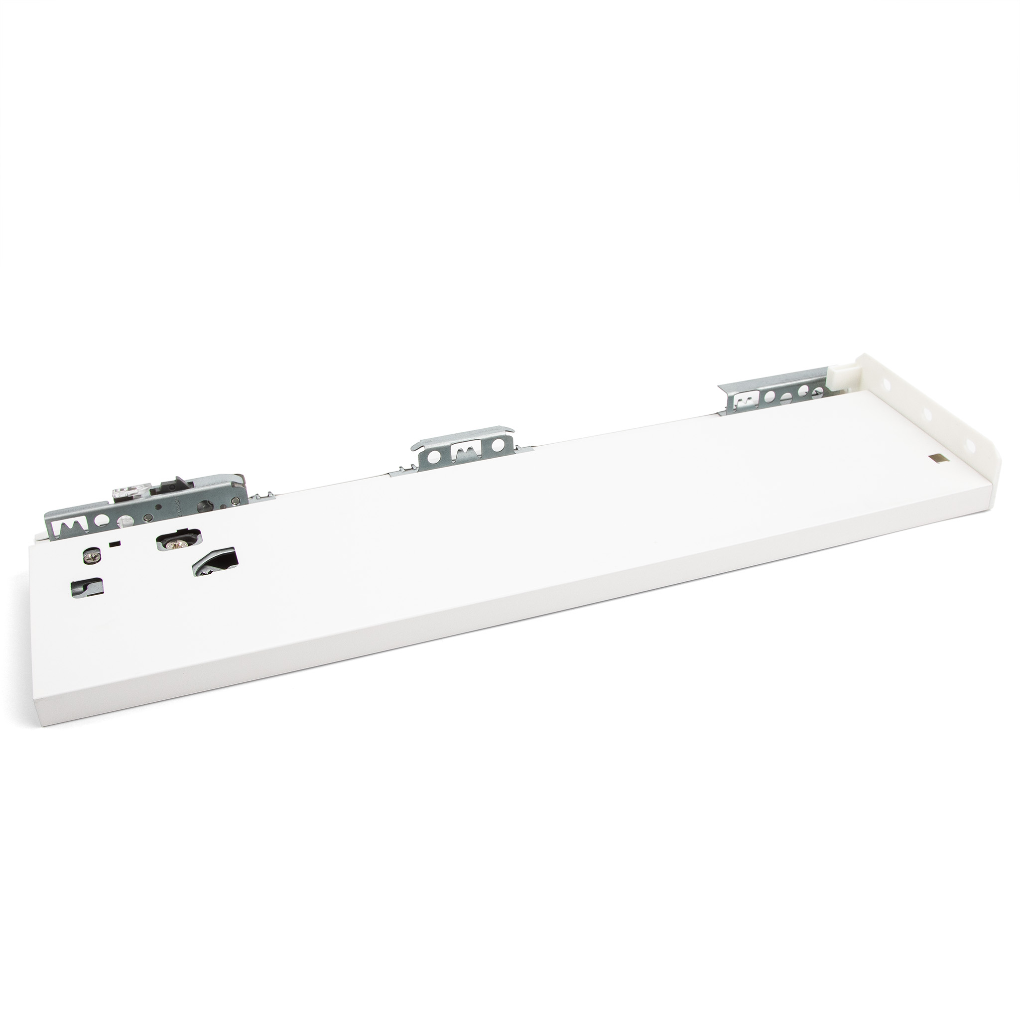 Legacy Endura Standard Drawer 126mm Side Height, 350mm Length, Silk White, with Tilt Adjustment