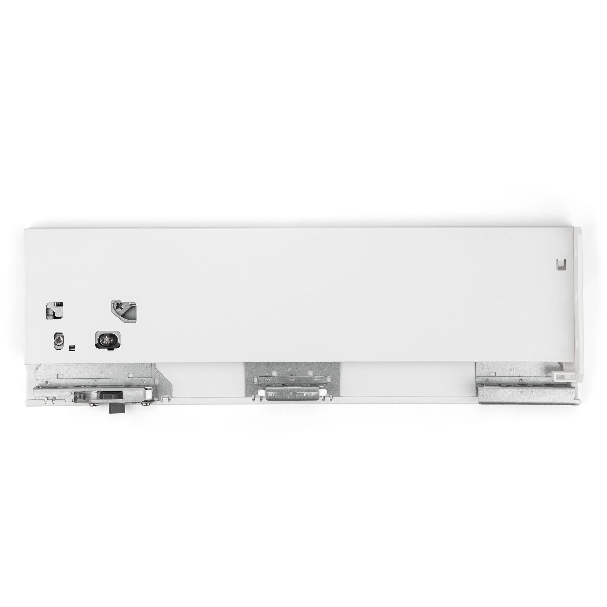 Legacy Endura Standard Drawer 126mm Side Height, 350mm Length, Silk White, with Tilt Adjustment