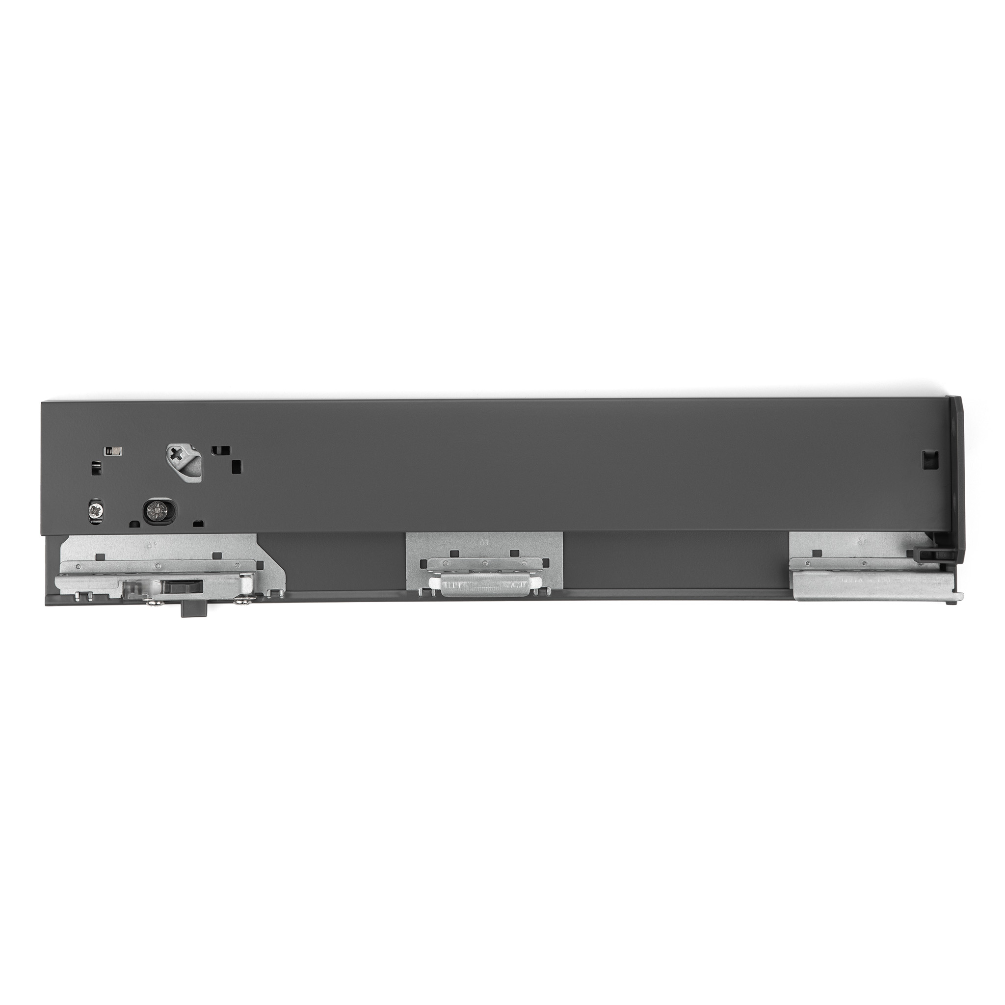 Legacy Endura Standard Drawer 88mm Side Height, 600mm Length, Grey Matte, with Tilt Adjustment