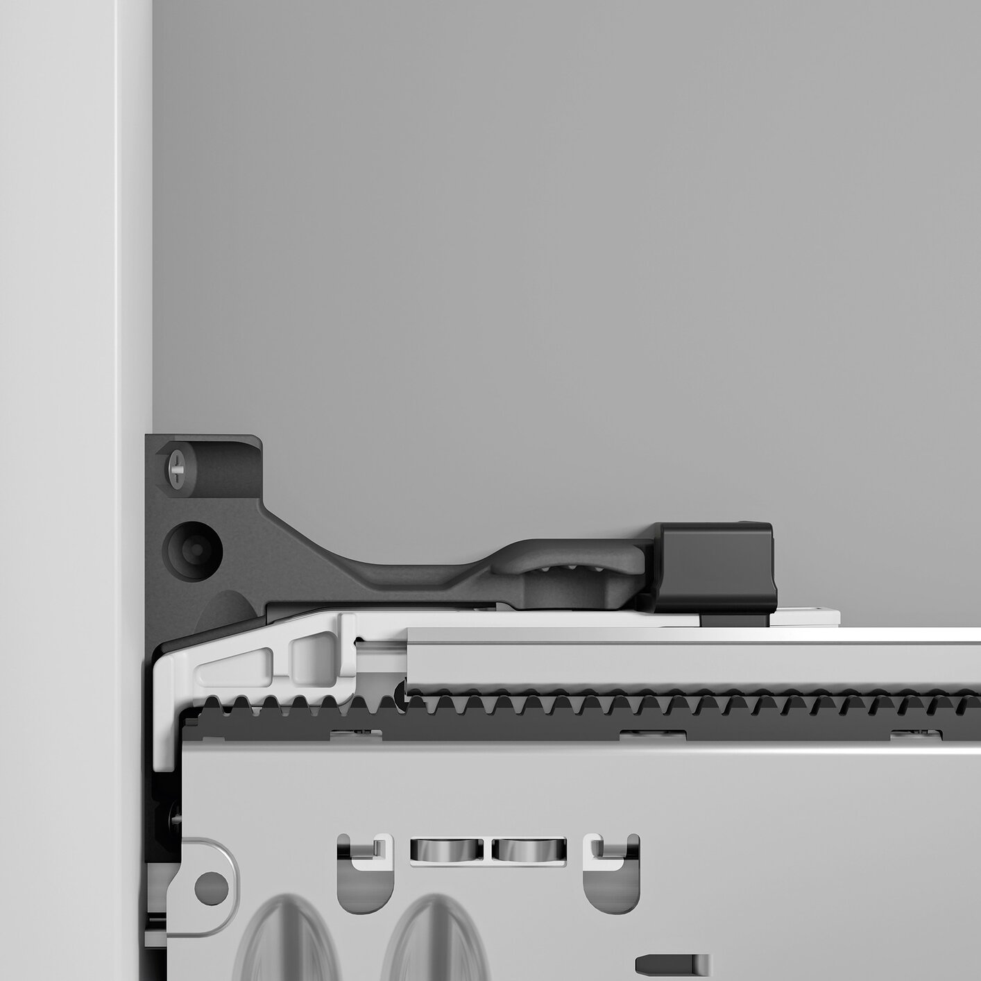 Salice Progressa+ Synchronized Undermount Slide, Full-Extension, Soft-Close, 500mm (20in)