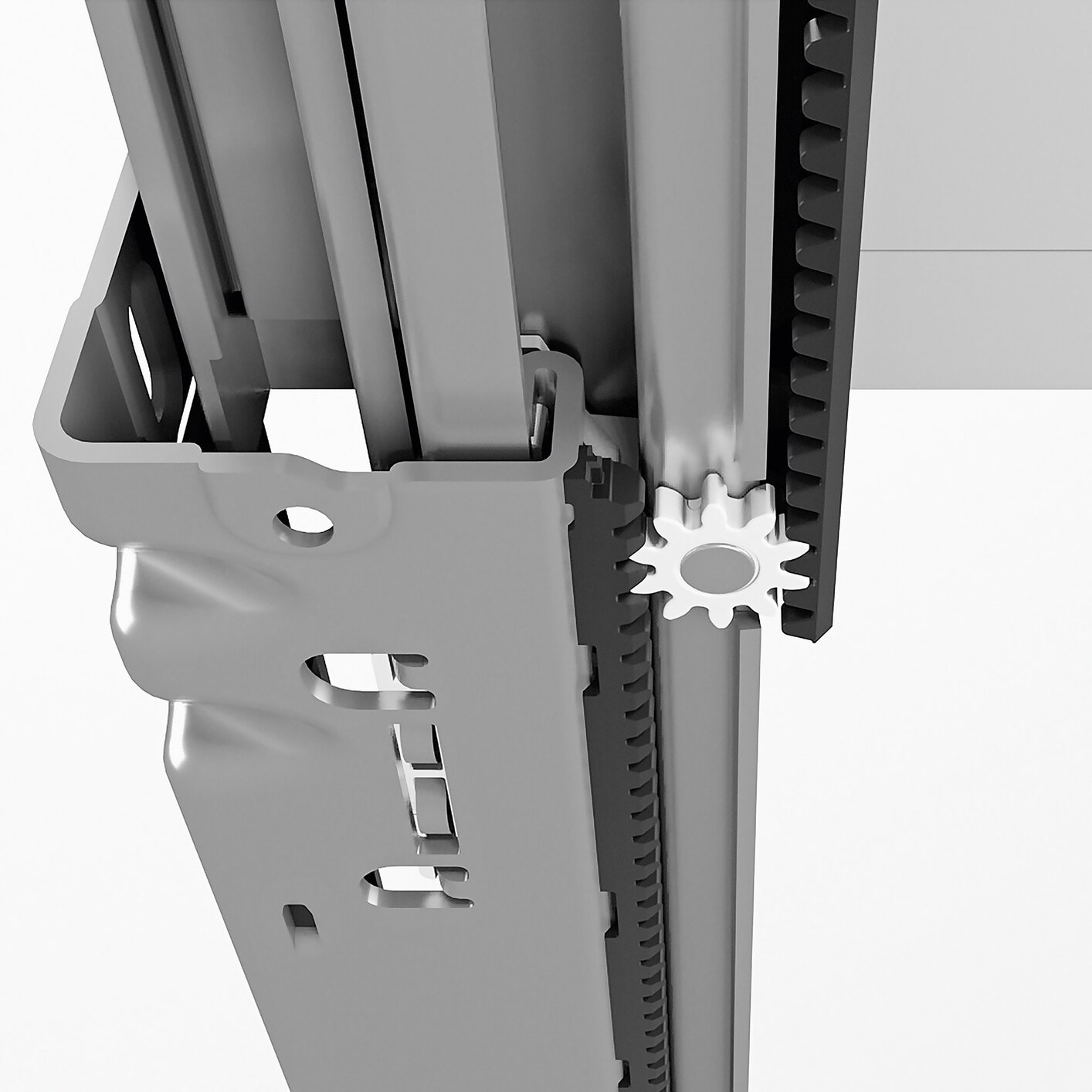 Salice Progressa+ Synchronized Undermount Slide, Full-Extension, Soft-Close, 500mm (20in)