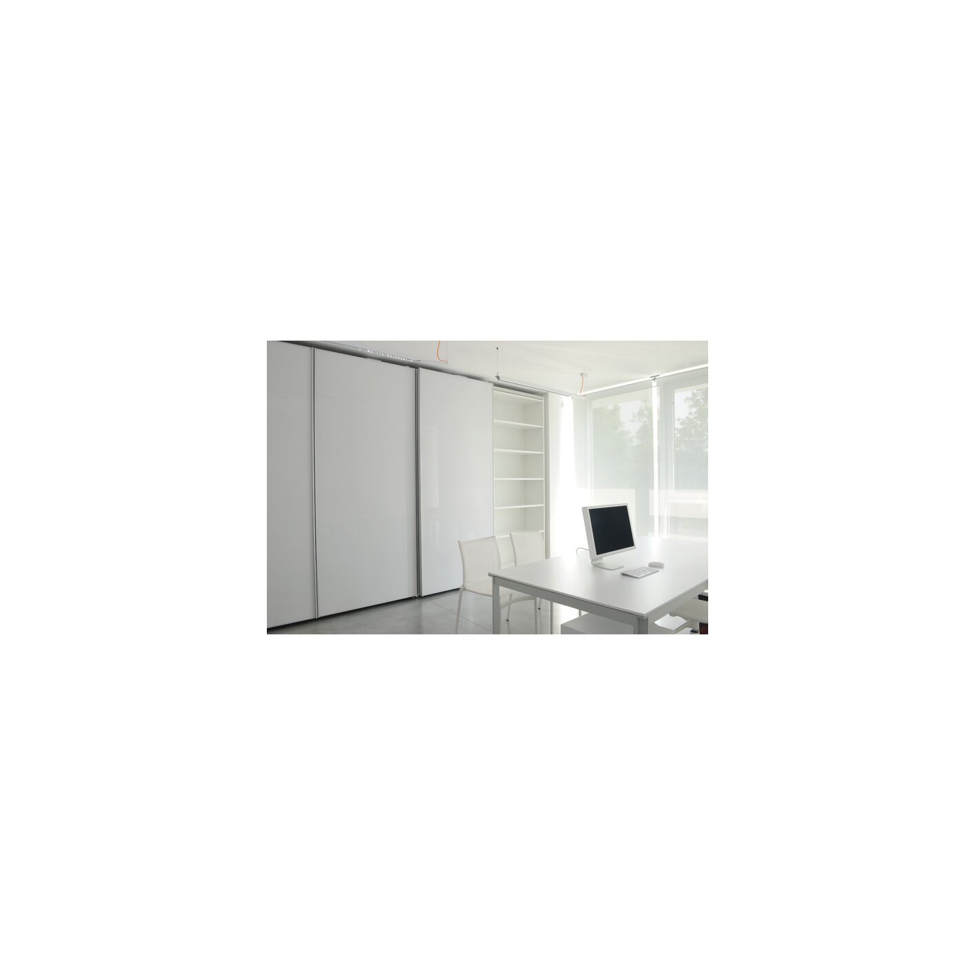 Salice M50+ Coplanar Sliding Door System for Large Cabinets