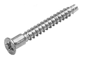 Confirmat Screws 7 x 50mm Hex drive Flat point