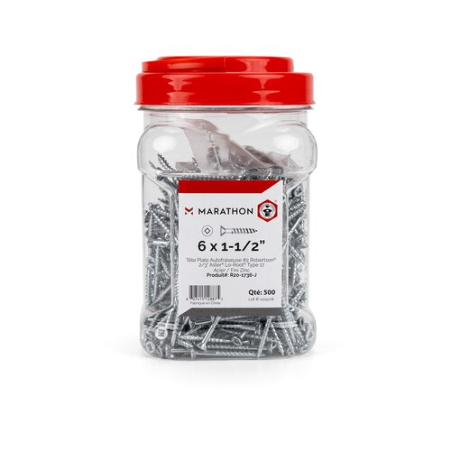 ROBERTSON Flat head with Nibs Aster® Lo-Root® in Jar