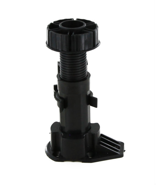 Cabinet Leg Leveler, 4" to 5" Adjustable Height, Pre-Assembled with Plinth Clip