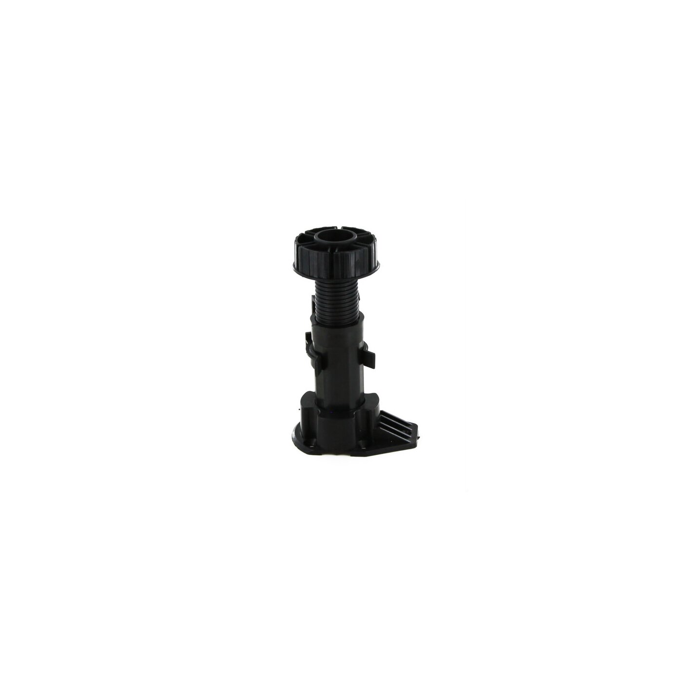 Cabinet Leg Leveler, 4" to 5" Adjustable Height, Pre-Assembled with Plinth Clip