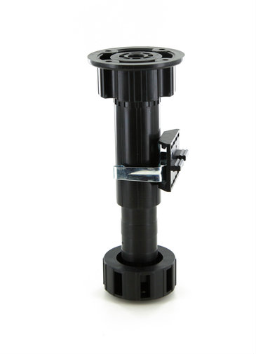 Standard Leg Leveler with Plinth Clip Kit. Wide height adjustment and high load capacity