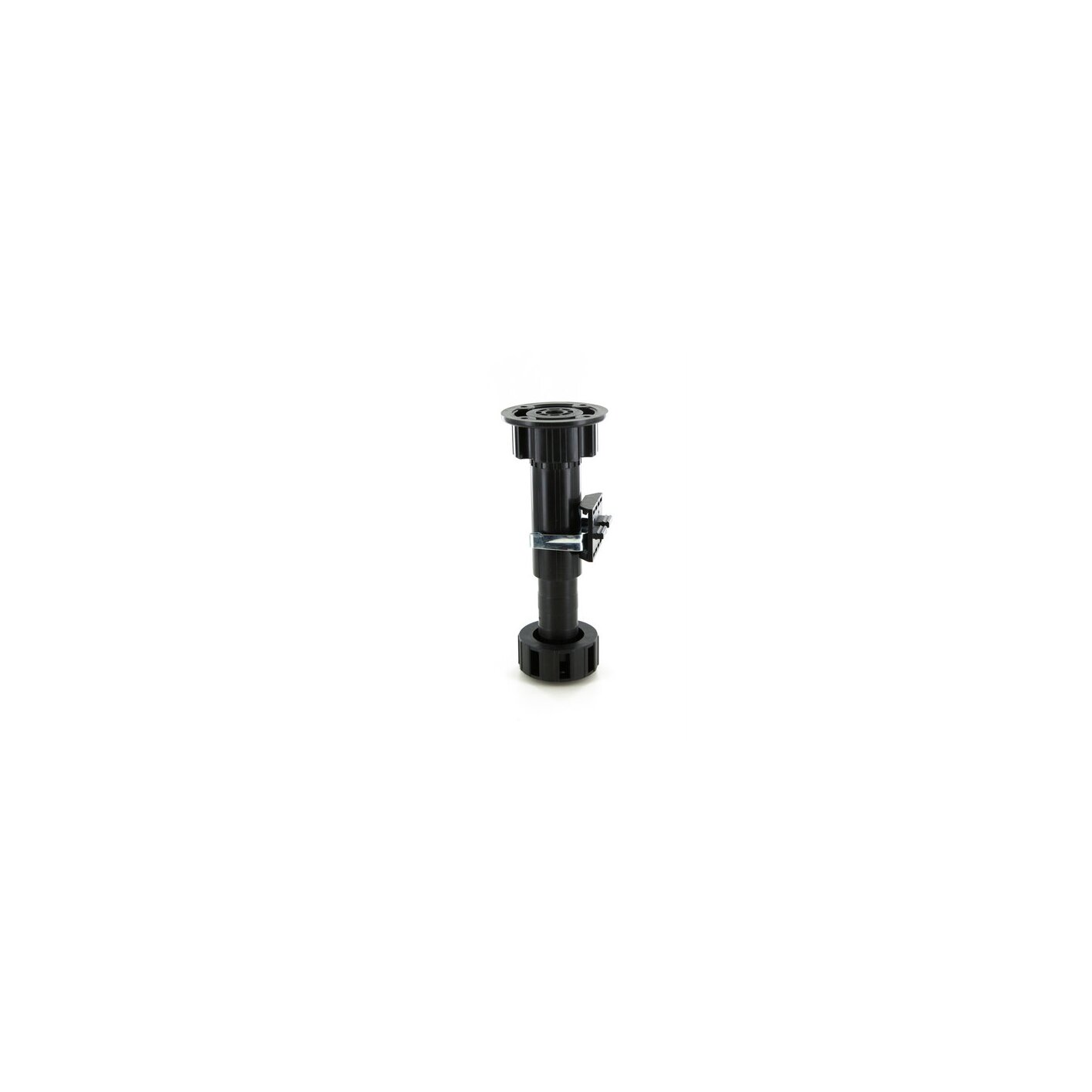 Standard Leg Leveler with Plinth Clip Kit. Wide height adjustment and high load capacity