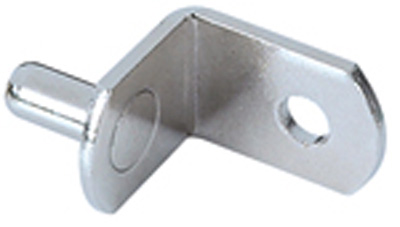 Bracket Style Shelf Support with Hole, 5mm Pin