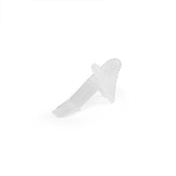 M-Series Locking Shelf Clip for 5/8" Shelf, Transparent