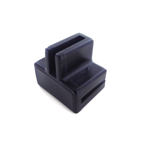 File Bar Holder for Cross Rails 90 Degree Black