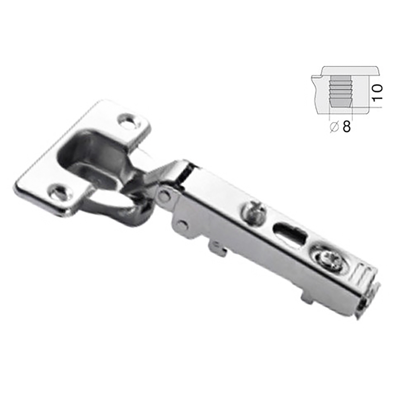 DTC Clip-On Hinge - 125°