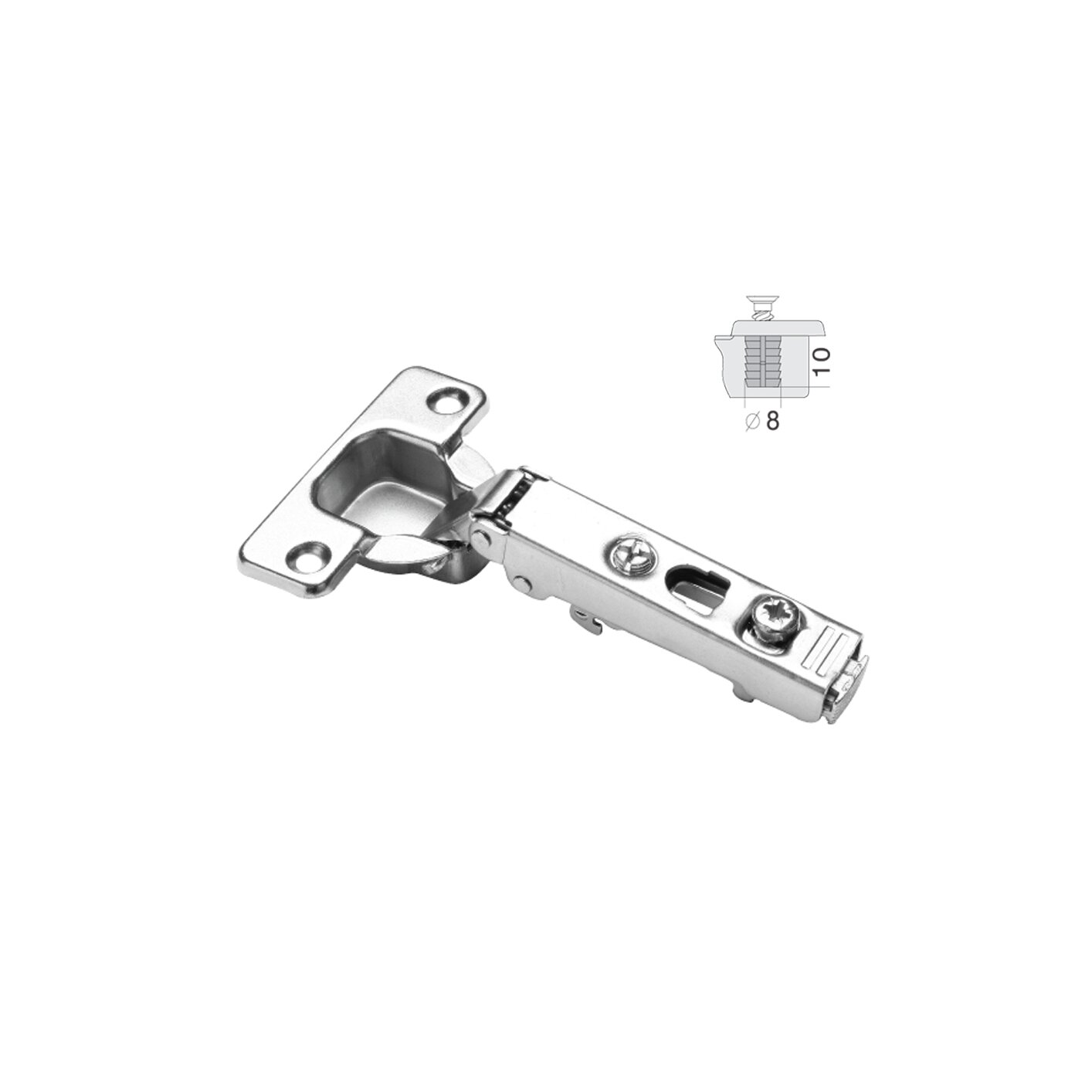 DTC Full Overlay Hinge - 110°