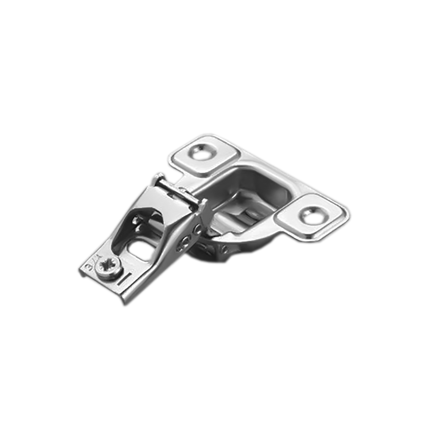 Salice Hinge 106° 1/2" OL, Screw-On, 2 Cam