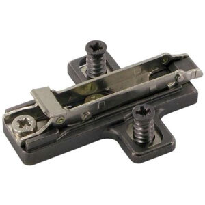 2mm Height, Titanium Domi Snap-On Cross-Shaped, Dual Cam Adjust, Mounting Plates, Euro Screws