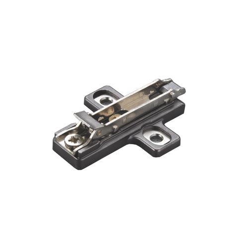 2mm Height, Titanium Domi Snap-On Cross-Shaped, Dual Cam Adjust, Mounting Plates, Wood Screws