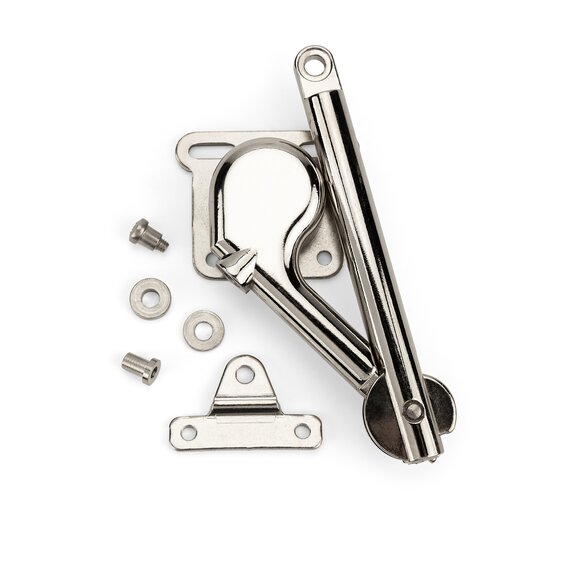 Soft-Closing Lift Stay for Aluminum Doors with Tension Adjustment, Right Mounted
