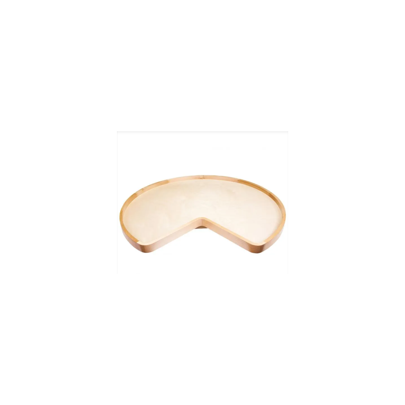 M-Series Wood Lazy Susan Birch Shelf with Swivel