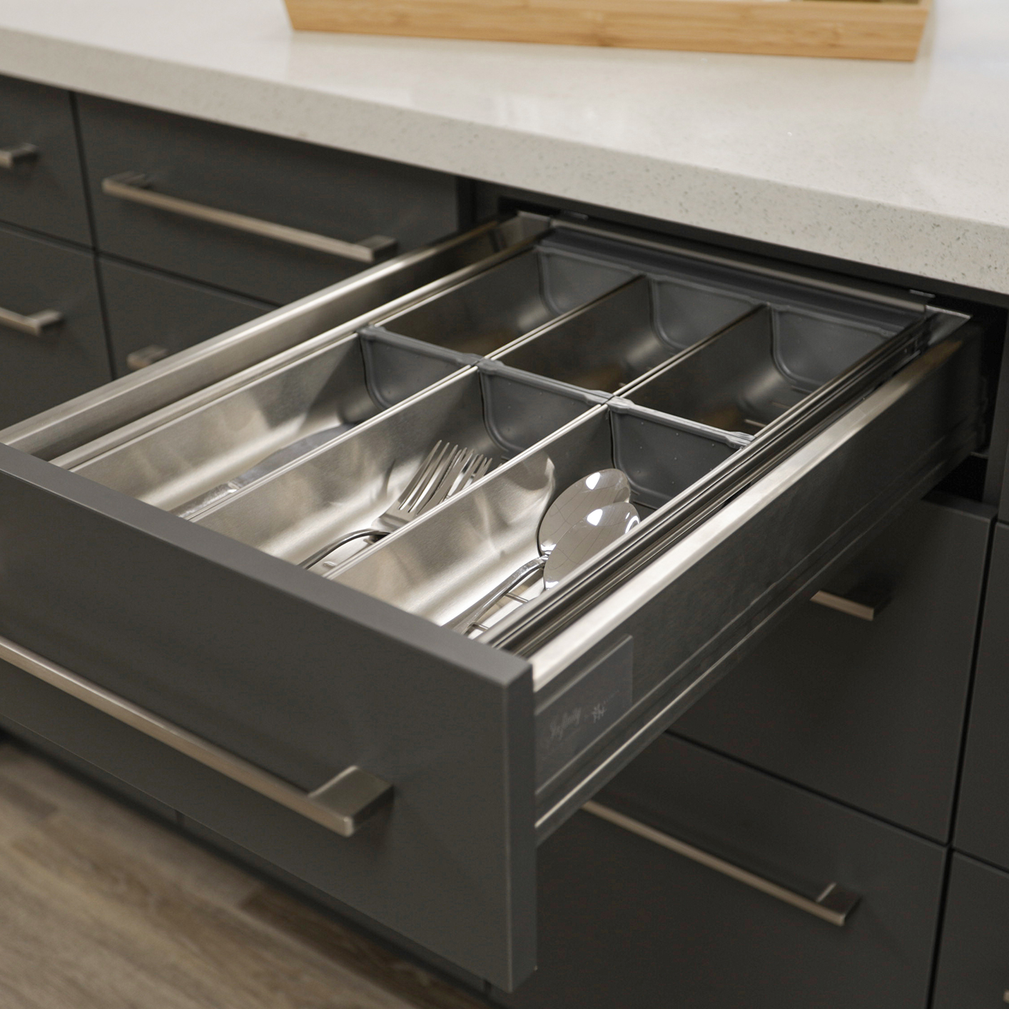 Stainless Steel Cutlery Tray